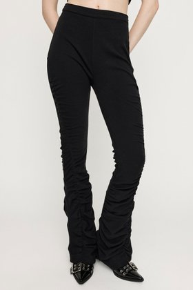 【スライ/SLY】のGATHER FLARE CUT パンツ 人気、トレンドファッション・服の通販 founy(ファニー) ファッション Fashion レディースファッション WOMEN パンツ Pants おすすめ Recommend ギャザー Gather シンプル Simple ストレッチ Stretch フレア Flare |ID:prp329100004524798