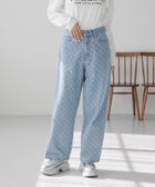 【ローリーズファーム/LOWRYS FARM】のワイドストレートデニムパンツ ブルー加工|ID: prp329100004524800 ipo3291000000032004650