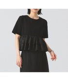【ビームス ウイメン/BEAMS】のティアード キリカエ クルーネック Tシャツ BLACK|ID: prp329100004524803 ipo3291000000032713708