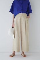【ヒューマンウーマン/HUMAN WOMAN】のウエストドロストワイドパンツ ベージュ|ID: prp329100004524817 ipo3291000000032004724