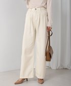 【バブ ブージュルード/Bab Bou Jeloud】のタックワイドパンツ WHITE|ID: prp329100004524824 ipo3291000000032004746