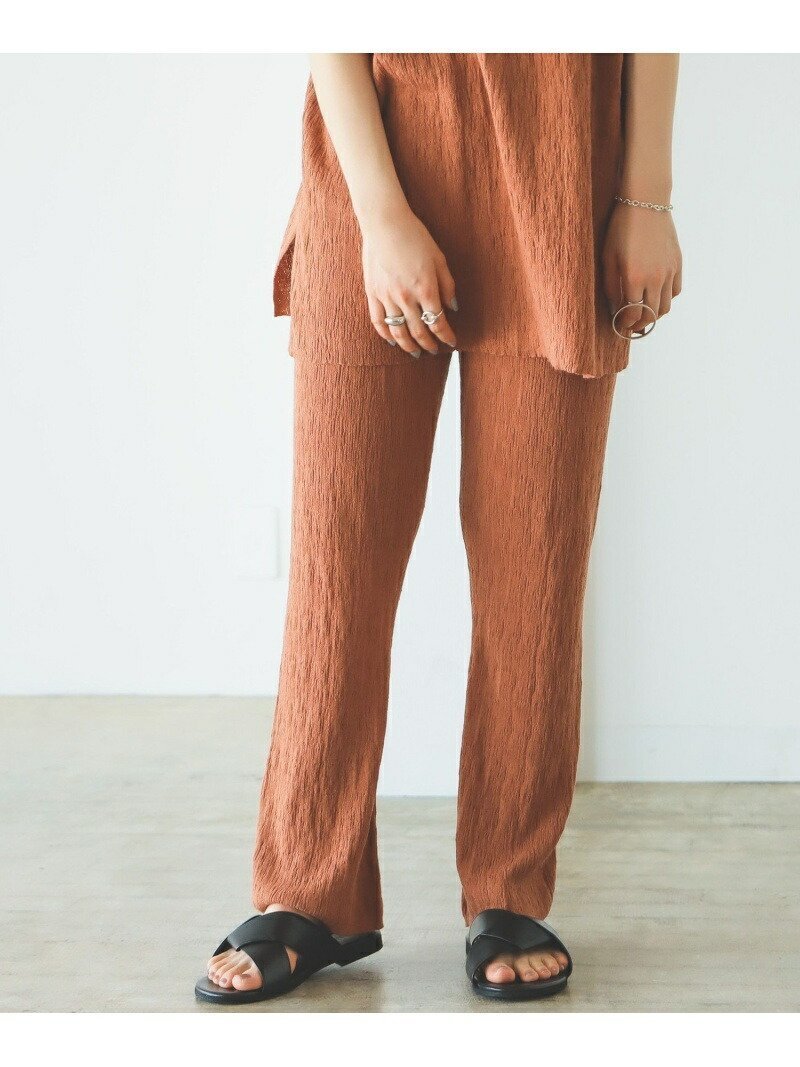 【その他のブランド/Other】のB MING by BEAMS / KAPOK ニット パンツ インテリア・キッズ・メンズ・レディースファッション・服の通販 founy(ファニー) 　ファッション　Fashion　レディースファッション　WOMEN　パンツ　Pants　おすすめ　Recommend　セットアップ　Set Up　チュニック　Tunic　フィット　Fit　フレア　Flare　CLAY|ID: prp329100004524860 ipo3291000000032004918