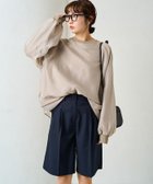 【フリークスストア/FREAK'S STORE】のオーガンジー 重ね ラグラン スウェット【限定展開】 24AW ベージュ|ID: prp329100004524868 ipo3291000000033556974