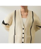 【アダム エ ロペ/ADAM ET ROPE'】の【WEB限定】ハシゴニットカーディガン オフホワイト(15)|ID: prp329100004524871 ipo3291000000033445451