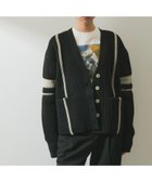 【アダム エ ロペ/ADAM ET ROPE'】の【WEB限定】ハシゴニットカーディガン ブラック(01)|ID: prp329100004524871 ipo3291000000033445454