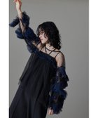 【ビーフラット/bflat】のチュールフリルブラウス トップス ボリューム袖 結婚式 同窓会 お呼ばれ 人気、トレンドファッション・服の通販 founy(ファニー) ファッション Fashion レディースファッション Fashion for Women トップス・カットソー Cut & Sew Tops シャツ・ブラウス・オフィスカジュアル Elegant Blouses & Button-Ups クラシカル Classical, Vintage-Inspired シルバー Silver, Metallic Silver ドレス Dress, One-Piece フェミニン Feminine, Girly フリル Frill, Ruffle おすすめ Recommended / Our Picks エレガント 上品 Elegant 結婚式 Wedding 披露宴 Wedding Reception 二次会 After Party thumbnail ネイビー|ID: prp329100004524883 ipo3291000000033560104