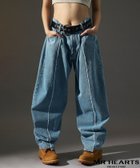【フリークスストア/FREAK'S STORE】のVINTAGE WASH WIDE SILHOUETTE SWITCHING DENIM 【限定展開】 24SS 人気、トレンドファッション・服の通販 founy(ファニー) ファッション Fashion レディースファッション WOMEN インディゴ Indigo スウェット Sweat センター Center テーパード Tapered デニム Denim トレンド Trend 定番 Standard ミリタリー Military ワイド Wide S/S・春夏 Ss・Spring/Summer おすすめ Recommend 夏 Summer 2024年 2024 2024春夏・S/S Ss,Spring/Summer,2024 thumbnail ブルー|ID: prp329100004524889 ipo3291000000032005066