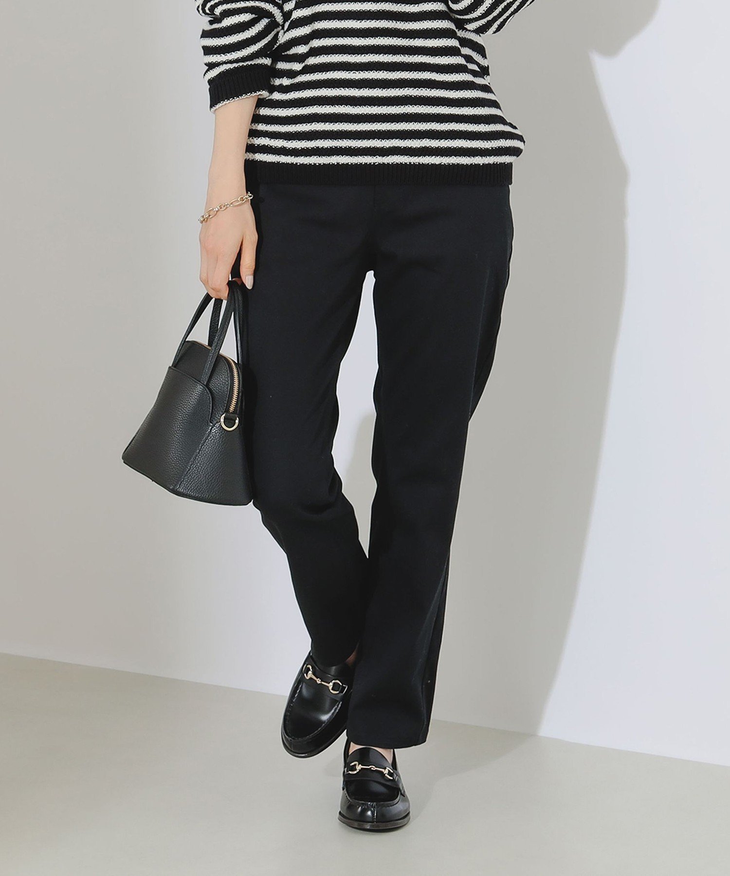 【その他のブランド/Other】のストレッチ テーパード パンツ 25SS インテリア・キッズ・メンズ・レディースファッション・服の通販 founy(ファニー) 　ファッション　Fashion　レディースファッション　WOMEN　パンツ　Pants　カットソー　Cut And Sew　シンプル　Simple　スウェット　Sweat　ストレッチ　Stretch　スニーカー　Sneakers　テーパード　Tapered　人気　Popularity　フィット　Fit　おすすめ　Recommend　エレガント 上品　Elegant　2025年　2025　2025春夏・S/S　Ss,Spring/Summer,2025　BLACK|ID: prp329100004524902 ipo3291000000032005123