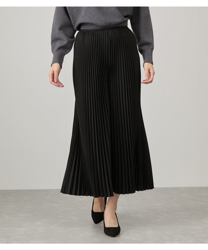 【ジャイロ/JAYRO】のワイドフレアプリーツパンツ インテリア・キッズ・メンズ・レディースファッション・服の通販 founy(ファニー) https://founy.com/ ファッション Fashion レディースファッション WOMEN パンツ Pants キャップ Cap ストライプ Stripe スニーカー Sneakers プリーツ Pleats ポケット Pocket ワイド Wide 楽ちん Easy A/W・秋冬 Aw・Autumn/Winter・Fw・Fall-Winter |ID: prp329100004524913 ipo3291000000032005178