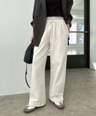 【その他のブランド/Other】のダブルウエスト 裏毛 スウェット ワイドパンツ Freesia フリージア エクリュ|ID: prp329100004524966 ipo3291000000032005424