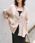 【リヴドロワ/RIVE DROITE】の【ベストセラー/7色展開/夏まで活躍】リネンワイドシャツ ベージュ|ID: prp329100004524973 ipo3291000000032005454