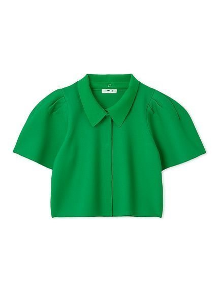 【フレイ アイディー/FRAY I.D】のアタッチドカラーボレロカーディガン インテリア・キッズ・メンズ・レディースファッション・服の通販 founy(ファニー) 　ファッション　Fashion　レディースファッション　WOMEN　トップス・カットソー　Tops/Tshirt　カーディガン　Cardigans　カーディガン　Cardigan　コンパクト　Compact　フォルム　Form　フロント　Front　ボレロ　Bolero　夏　Summer　GRN[024]|ID: prp329100004524985 ipo3291000000032005532