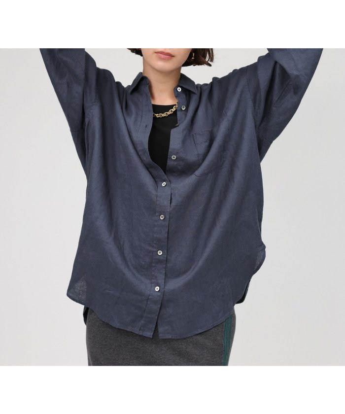 【バビロン/BABYLONE / KIDS】のリネンシャツ インテリア・キッズ・メンズ・レディースファッション・服の通販 founy(ファニー) https://founy.com/ ファッション Fashion キッズファッション KIDS Children’s Clothing 春 Spring ストライプ Stripe ビッグ Big フランス France リネン Linen 再入荷 Restock/Back In Stock/Re Arrival エレガント 上品 Elegant |ID: prp329100004525000 ipo3291000000032647393