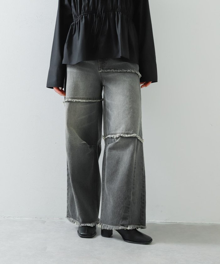 【センスオブプレイス/SENSE OF PLACE by URBAN RESEARCH】のパッチワークカーブデニム インテリア・キッズ・メンズ・レディースファッション・服の通販 founy(ファニー) https://founy.com/ ファッション Fashion レディースファッション WOMEN 2025年 2025 2025春夏・S/S Ss,Spring/Summer,2025 おすすめ Recommend デニム Denim トレンド Trend パッチワーク Patchwork 夏 Summer S/S・春夏 Ss・Spring/Summer |ID: prp329100004525006 ipo3291000000032005601