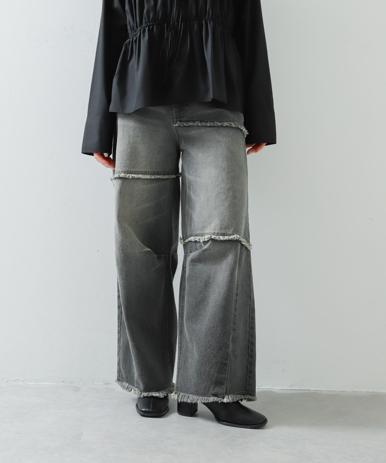 【センスオブプレイス/SENSE OF PLACE by URBAN RESEARCH】のパッチワークカーブデニム 人気、トレンドファッション・服の通販 founy(ファニー) 　ファッション　Fashion　レディースファッション　WOMEN　2025年　2025　2025春夏・S/S　Ss,Spring/Summer,2025　おすすめ　Recommend　デニム　Denim　トレンド　Trend　パッチワーク　Patchwork　夏　Summer　S/S・春夏　Ss・Spring/Summer　 other-1|ID: prp329100004525006 ipo3291000000032005601
