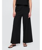 【ギャップ/GAP】のオーガニックコットン ヘビーウェイト クロップド ワイドパンツ BLACK|ID: prp329100004525010 ipo3291000000032005618