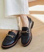 【バンヤードストーム/BARNYARDSTORM】の【Mazell】トラックソールビットローファー 人気、トレンドファッション・服の通販 founy(ファニー) ファッション Fashion レディースファッション Fashion for Women コンビ Combo, Combination Style シューズ Shoes, Footwear ソックス Socks, Hosiery フェミニン Feminine, Girly ライニング Inner Lining, Inner Fabric, Lined リアル Real, Realistic おすすめ Recommended / Our Picks thumbnail ブラック19|ID: prp329100004525016 ipo3291000000034396091