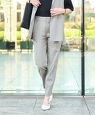 【アンタイトル/UNTITLED】の【ストレッチ素材/セットアップ可能】リネン混 ベーシックテーパードパンツ 人気、トレンドファッション・服の通販 founy(ファニー) ファッション Fashion レディースファッション WOMEN セットアップ Setup パンツ Pants ストレッチ Stretch セットアップ Set Up センター Center パターン Pattern フロント Front リネン Linen 夏 Summer thumbnail カーキ|ID: prp329100004525042 ipo3291000000032005758