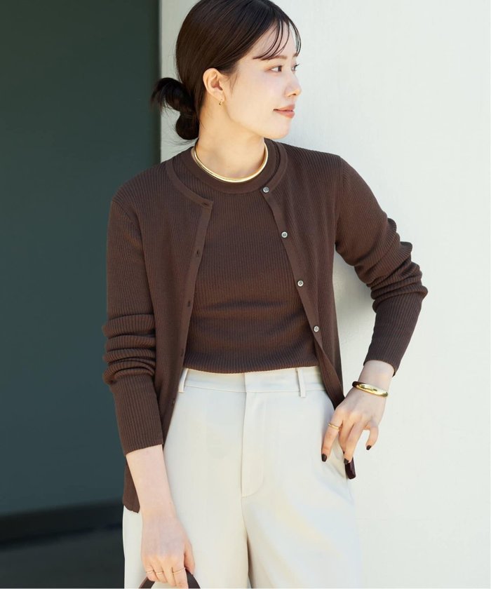 【プラージュ/Plage】のwhisper rib sheer カーディガン インテリア・キッズ・メンズ・レディースファッション・服の通販 founy(ファニー) https://founy.com/ ファッション Fashion レディースファッション WOMEN トップス・カットソー Tops/Tshirt カーディガン Cardigans カーディガン Cardigan フィット Fit 夏 Summer 羽織 Haori |ID: prp329100004525060 ipo3291000000032005842