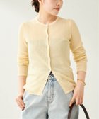 【プラージュ/Plage】のwhisper rib sheer カーディガン ホワイト A|ID: prp329100004525060 ipo3291000000032005847
