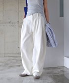 【その他のブランド/Other】のルーズ デニム タック ワイド パンツ ANME アンメ オフホワイト|ID: prp329100004525084 ipo3291000000032005965