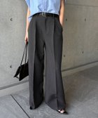 【その他のブランド/Other】のツイル タック スラックス ワイド パンツ グレー|ID: prp329100004525089 ipo3291000000032005987