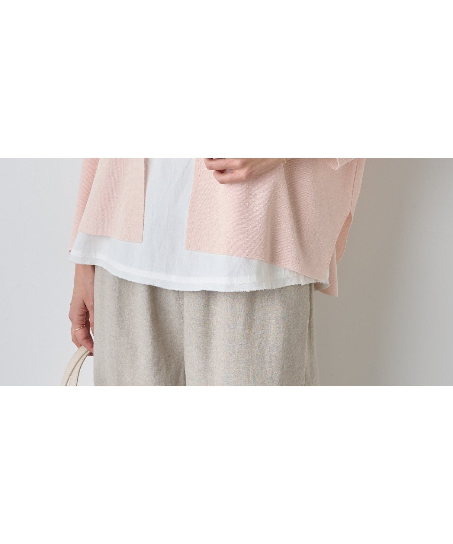 【その他のブランド/Other】のサラッとカーディガン インテリア・キッズ・メンズ・レディースファッション・服の通販 founy(ファニー) 　ファッション　Fashion　レディースファッション　Fashion for Women　トップス・カットソー　Cut & Sew Tops　カーディガン・羽織り　Layered Style Cardigans　おすすめ　Recommended / Our Picks　アンサンブル　Ensemble Set　インナー　Innerwear　カーディガン　Cardigan, Knitwear　コンパクト　Compact, Small Size　シルバー　Silver, Metallic Silver　バランス　Balance, Style Balance　ワイド　Wide, Wide Fit　エレガント 上品　Elegant　夏　Summer　春　Spring　S/S・春夏　SS, Spring/Summer, Warm Season　ピンク|ID: prp329100004525118 ipo3291000000032621192