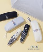 【ムーンバット/MOONBAT】のPOLO RALPH LAUREN(ポロ ラルフ ローレン) WEB限定 レディース 日傘 折りたたみ傘 晴雨兼用 遮光 遮熱 UV フレンチベア ポーチ入り オフホワイト|ID: prp329100004525120 ipo3291000000032068536