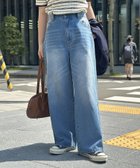 【シーピーシーエム/CPCM】のハイウエストストレートデニム 人気、トレンドファッション・服の通販 founy(ファニー) ファッション Fashion レディースファッション WOMEN デニム Denim ルーズ Loose ヴィンテージ Vintage thumbnail ブルー|ID: prp329100004525127 ipo3291000000032006147