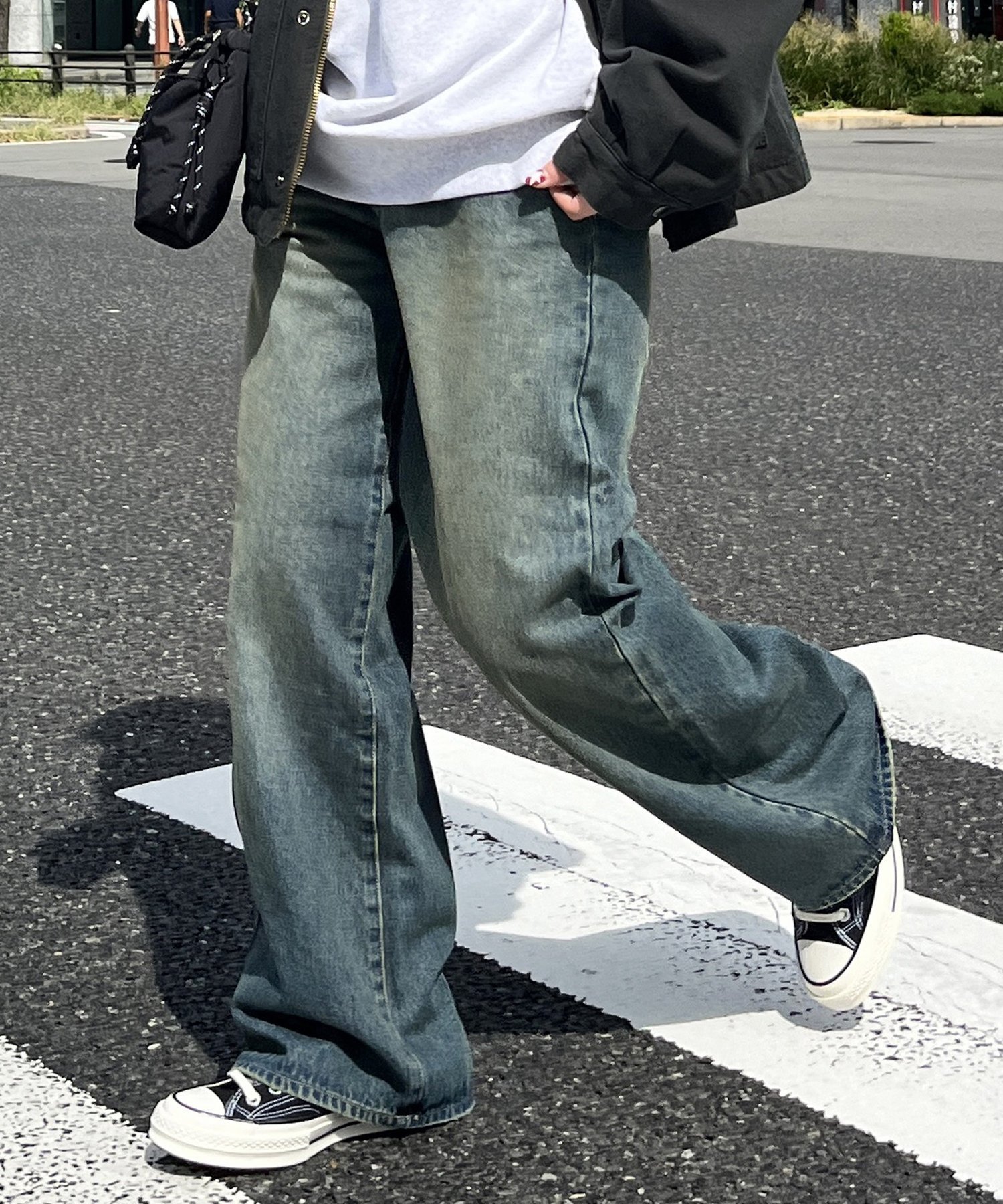 【シーピーシーエム/CPCM】のハイウエストストレートデニム インテリア・キッズ・メンズ・レディースファッション・服の通販 founy(ファニー) 　ファッション　Fashion　レディースファッション　WOMEN　デニム　Denim　ルーズ　Loose　ヴィンテージ　Vintage　インディゴブルー|ID: prp329100004525127 ipo3291000000032006151