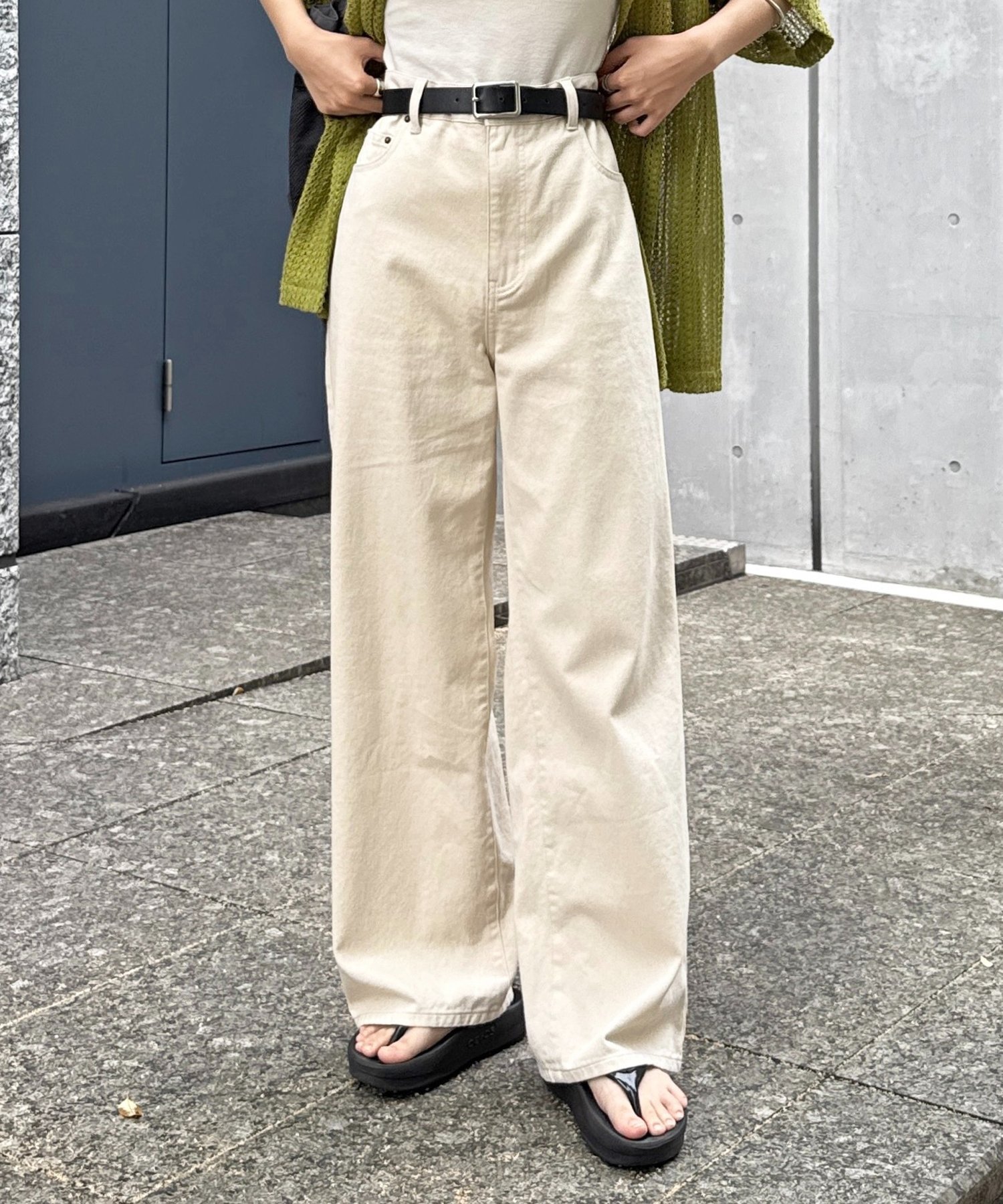 【シーピーシーエム/CPCM】のハイウエストストレートデニム インテリア・キッズ・メンズ・レディースファッション・服の通販 founy(ファニー) 　ファッション　Fashion　レディースファッション　Fashion for Women　デニム　Denim, Jeans Material　ルーズ　Loose, Oversized　ヴィンテージ　Vintage Style　アイボリー|ID: prp329100004525127 ipo3291000000033554148