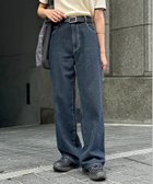 【シーピーシーエム/CPCM】のハイウエストストレートデニム 人気、トレンドファッション・服の通販 founy(ファニー) ファッション Fashion レディースファッション Fashion for Women デニム Denim, Jeans Material ルーズ Loose, Oversized ヴィンテージ Vintage Style thumbnail ミッドナイトブルー|ID: prp329100004525127 ipo3291000000033554154