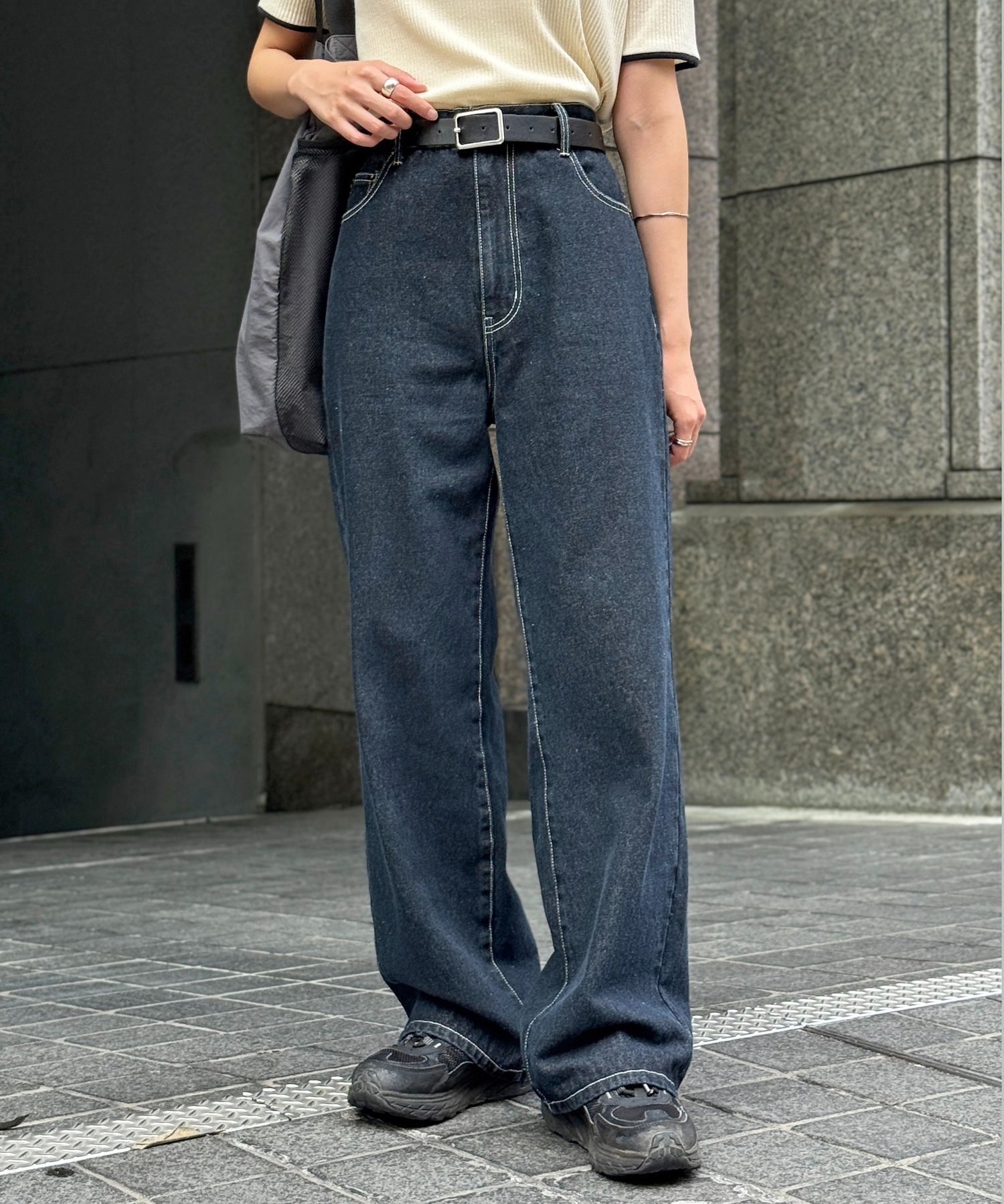 【シーピーシーエム/CPCM】のハイウエストストレートデニム インテリア・キッズ・メンズ・レディースファッション・服の通販 founy(ファニー) 　ファッション　Fashion　レディースファッション　Fashion for Women　デニム　Denim, Jeans Material　ルーズ　Loose, Oversized　ヴィンテージ　Vintage Style　ミッドナイトブルー|ID: prp329100004525127 ipo3291000000033554154