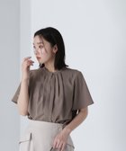 【ナチュラル ビューティー ベーシック/NATURAL BEAUTY BASIC】のフロントタックフレアスリーブブラウス 人気、トレンドファッション・服の通販 founy(ファニー) ファッション Fashion レディースファッション WOMEN トップス・カットソー Tops/Tshirt シャツ/ブラウス Shirts/Blouses thumbnail ブラウン|ID: prp329100004525138 ipo3291000000032321272