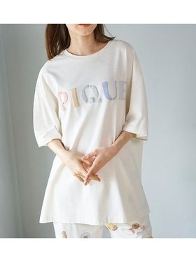 【ジェラート ピケ/gelato pique】のドーナツベアワンポイントTシャツ 人気、トレンドファッション・服の通販 founy(ファニー) ファッション Fashion レディースファッション WOMEN トップス・カットソー Tops/Tshirt シャツ/ブラウス Shirts/Blouses ロング / Tシャツ T-Shirts カットソー Cut And Sew カラフル Colorful フロント Front プリント Print ボトム Bottom ワンポイント One Point |ID:prp329100004525146