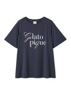 【ジェラート ピケ/gelato pique】の【接触冷感】レーヨンロゴTシャツ 人気、トレンドファッション・服の通販 founy(ファニー) ファッション Fashion レディースファッション WOMEN トップス・カットソー Tops/Tshirt シャツ/ブラウス Shirts/Blouses ロング / Tシャツ T-Shirts おすすめ Recommend ショート Short フレア Flare 夏 Summer thumbnail NVY[089]|ID: prp329100004525168 ipo3291000000032006337