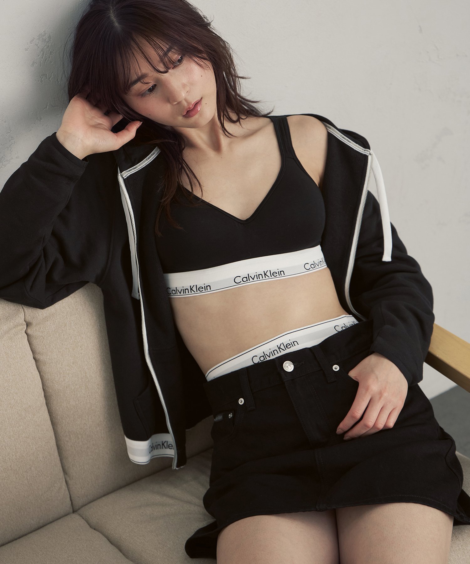 【カルバンクライン/Calvin Klein】の【公式ショップ】 カルバンクライン Icon Cotton スクープ バック ライトリー ラインド ブラレット Calvin Klein Underwear QF5490 インテリア・キッズ・メンズ・レディースファッション・服の通販 founy(ファニー) 　ファッション　Fashion　レディースファッション　WOMEN　バッグ　Bag　下着・ランジェリー　Underwear　アンダーウェア　Underwear　BLACK|ID: prp329100004525171 ipo3291000000032303272