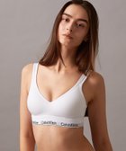 【カルバンクライン/Calvin Klein】の【公式ショップ】 カルバンクライン Icon Cotton スクープ バック ライトリー ラインド ブラレット Calvin Klein Underwear QF5490 White|ID: prp329100004525171 ipo3291000000033403928
