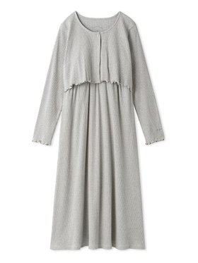 【ジェラート ピケ/gelato pique】のマタニティリブワンピース 人気、トレンドファッション・服の通販 founy(ファニー) ファッション Fashion レディースファッション WOMEN ワンピース Dress おすすめ Recommend カーディガン Cardigan キャミソール Camisole ギフト プレゼント Gift Present ドッキング Docking フェミニン Feminine ラベンダー Lavender ロング Long |ID:prp329100004525178