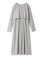 【ジェラート ピケ/gelato pique】のマタニティリブワンピース 人気、トレンドファッション・服の通販 founy(ファニー) ファッション Fashion レディースファッション WOMEN ワンピース Dress おすすめ Recommend カーディガン Cardigan キャミソール Camisole ギフト プレゼント Gift Present ドッキング Docking フェミニン Feminine ラベンダー Lavender ロング Long thumbnail GRY[006]|ID: prp329100004525178 ipo3291000000032277530