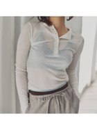 【ミラオーウェン/Mila Owen】のウール混ヘンリーネックシアーロンT 人気、トレンドファッション・服の通販 founy(ファニー) ファッション Fashion レディースファッション WOMEN トップス・カットソー Tops/Tshirt ロング / Tシャツ T-Shirts インナー Inner シアー Sheer トレンド Trend ロング Long エレガント 上品 Elegant thumbnail WHT[001]|ID: prp329100004525185 ipo3291000000032252937