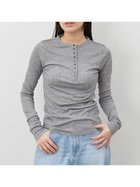 【ミラオーウェン/Mila Owen】のウール混ヘンリーネックシアーロンT 人気、トレンドファッション・服の通販 founy(ファニー) ファッション Fashion レディースファッション WOMEN トップス・カットソー Tops/Tshirt ロング / Tシャツ T-Shirts インナー Inner シアー Sheer トレンド Trend ロング Long エレガント 上品 Elegant thumbnail GRY[006]|ID: prp329100004525185 ipo3291000000032252939