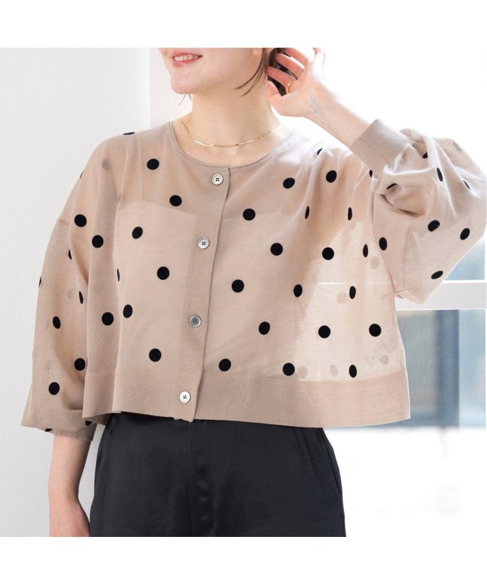 【イエナ/IENA】のFILMY ドット カーディガン インテリア・キッズ・メンズ・レディースファッション・服の通販 founy(ファニー) https://founy.com/ ファッション Fashion レディースファッション WOMEN トップス・カットソー Tops/Tshirt カーディガン Cardigans カーディガン Cardigan ドット Dot |ID: prp329100004525187 ipo3291000000032006401