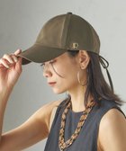 【シップス フォー ウィメン/SHIPS】のRevis. UVカット/撥水 リボン キャップ オリーブ|ID: prp329100004525195 ipo3291000000032006434