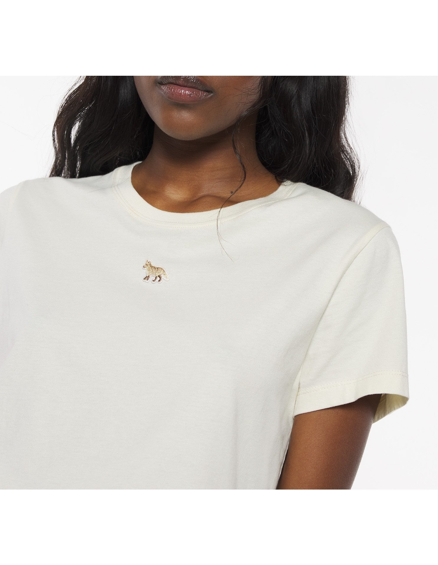 【メゾン キツネ/MAISON KITSUNE】のMaison Kitsune/BABY FOX PATCH BABY TEE-SHIRT インテリア・キッズ・メンズ・レディースファッション・服の通販 founy(ファニー) 　ファッション　Fashion　レディースファッション　Fashion for Women　トップス・カットソー　Cut & Sew Tops　シャツ・ブラウス・オフィスカジュアル　Elegant Blouses & Button-Ups　パッチ　Patch, Appliqué　半袖　Short Sleeve, Half Sleeve　夏　Summer　S/S・春夏　SS, Spring/Summer, Warm Season　無地　Plain, Solid Color　MARBLE|ID: prp329100004525199 ipo3291000000032740039