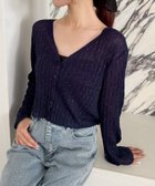 【ナイスクラップ/NICE CLAUP】のスパンコールリブニットカーディガン 人気、トレンドファッション・服の通販 founy(ファニー) ファッション Fashion レディースファッション WOMEN トップス・カットソー Tops/Tshirt ニット Knit Tops カーディガン Cardigans 2025年 2025 2025春夏・S/S Ss,Spring/Summer,2025 おすすめ Recommend カーディガン Cardigan キャミソール Camisole シアー Sheer シンプル Simple スパンコール Sequins スラックス Slacks タンク Tank デニム Denim トレンド Trend エレガント 上品 Elegant 夏 Summer thumbnail ネイビー|ID: prp329100004525233 ipo3291000000032006586