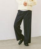 【グローバルワーク/GLOBAL WORK】のウツクシルエットプレミアムワイドパンツ/252422 ネイビーストライプ89|ID: prp329100004525235 ipo3291000000032006598