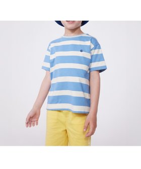 【プチバトー/PETIT BATEAU / KIDS】の半袖Tシャツ 人気、トレンドファッション・服の通販 founy(ファニー) ファッション Fashion キッズファッション KIDS おすすめ Recommend シンプル Simple デニム Denim ボーダー Border ワンポイント One Point 人気 Popularity 半袖 Short Sleeve |ID:prp329100004525240
