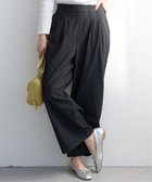 【イッカ/ikka】のフロントタックワイドパンツ ブラック|ID: prp329100004525247 ipo3291000000032006635