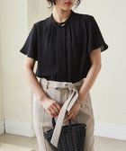 【ラナン/Ranan】のRanan/ UVカット/抗菌防臭 タックデザインフリルブラウス 人気、トレンドファッション・服の通販 founy(ファニー) ファッション Fashion レディースファッション WOMEN トップス・カットソー Tops/Tshirt シャツ/ブラウス Shirts/Blouses ハイネック High Neck フェミニン Feminine フリル Frills 夏 Summer 抗菌 Antibacterial thumbnail ブラック|ID: prp329100004525258 ipo3291000000032006682